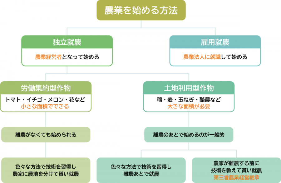 農業を始める方法